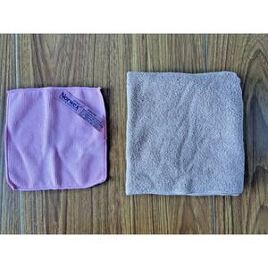 NORWEX Hand Towel Brown Microfiber BacLock PLUS Travel Size Pink